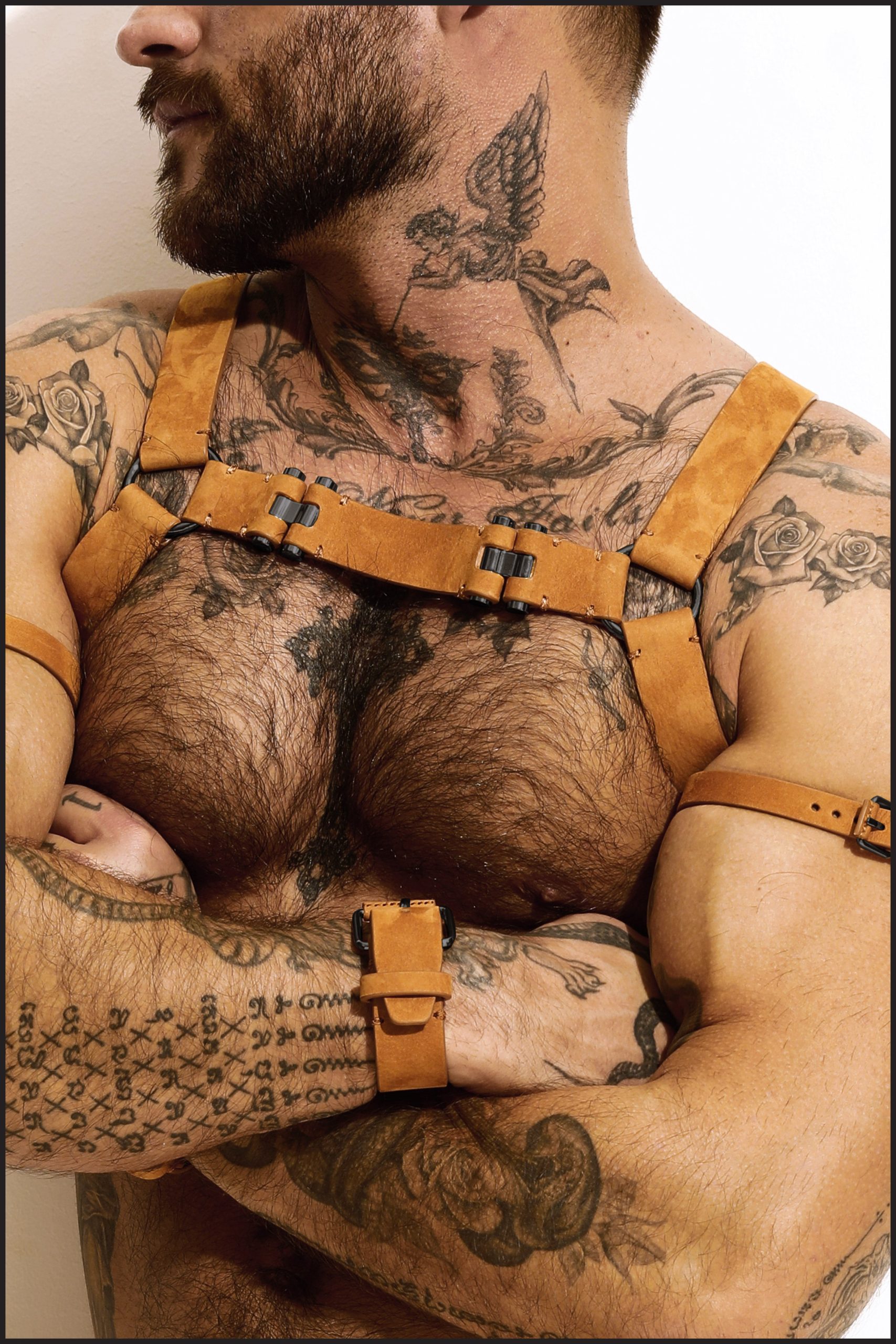 Leather Chest Harness